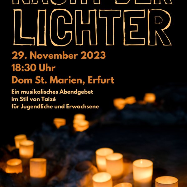 Titelbild: Dekanatsjugend Erfurt veranstaltet jährliche Nacht der Lichter