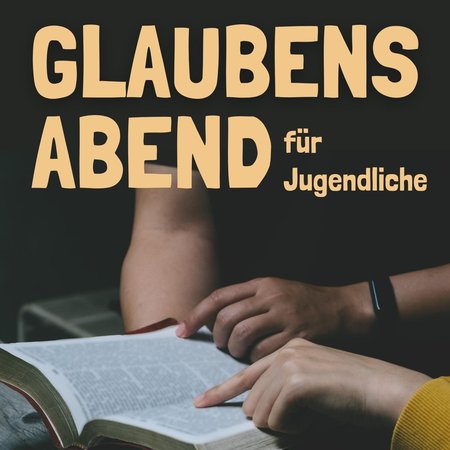 Titelbild: Glaubensabend für Jugendliche