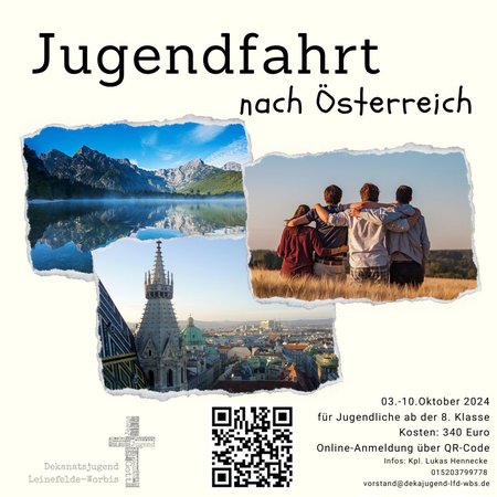 Titelbild: Jugendfahrt der Dekanatsjugend Leinefelde-Worbis nach Österreich