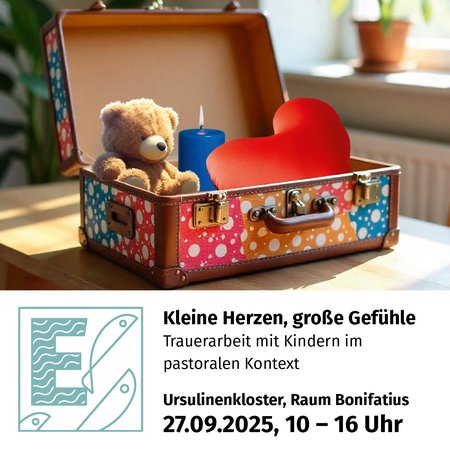Titelbild: Kleine Herzen, große Gefühle - Trauerarbeit mit Kindern im pastoralen Kontext