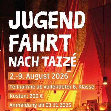 Titelbild: Jugendfahrt nach Taizé 2026