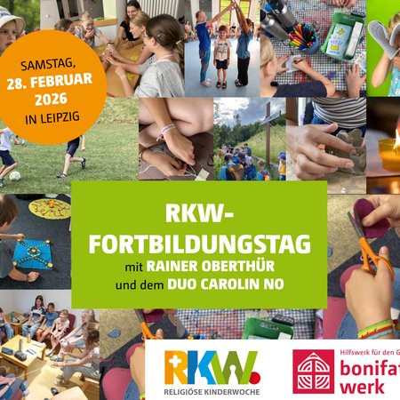 Titelbild: Was glaubst du? Mit Kindern staunen über Gott und das Leben im Rahmen der RKW | RKW-Fortbildungstag